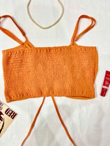 Orange Crop Top