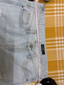 Distressed Light Wash Jeans