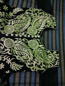 Embroidered Black Ethnic Dress