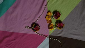Haldi Floral Jewellery Complete Set