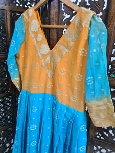 Blue Long Ethnic Dress / Anarkali