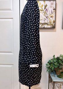 Zara Satin Polka Dot Cute|Pinterest|Korean Dress