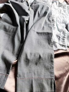 Combo Pure Cotton To With Check Print Pants