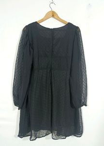 Black Net Dress