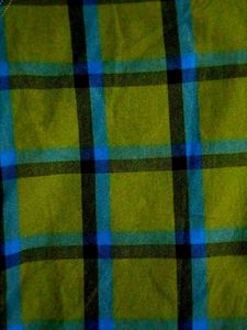 Green &amp; Blue Plaid Flannel Shirt