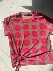 ruched crop top