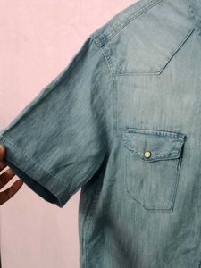 H&amp;M L.O.G.G Men&#39;s Denim Shirt
