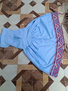 Burkha   (  light Sky Colour )