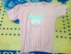 Butterfly Sequin T-Shirt