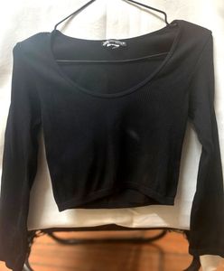 Zara Ribbed Long Sleeve Top