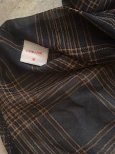 Brown Plaid Shirt