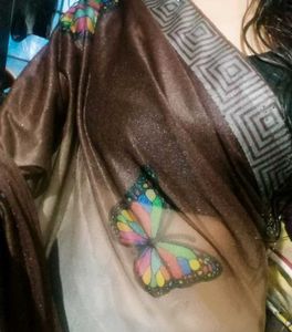 Butterfly Print Saree