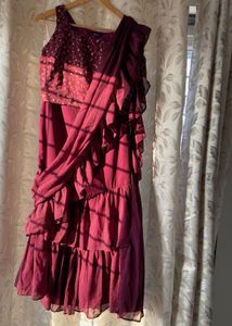 INDYA Indo-Western Saree set