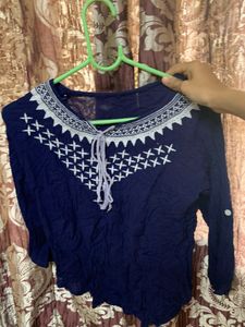 Dark Blue Top Small Size