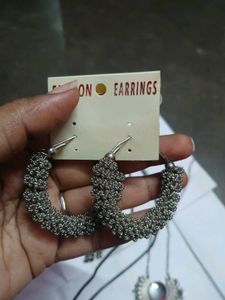 Boho Jewelry Set - Earrings, Necklace, Bangles