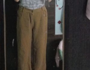 Straight Fit Brown Color Jeans