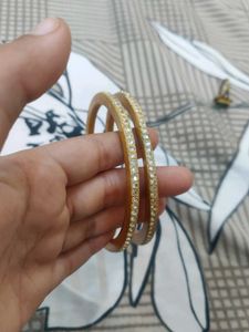 4 Design Bangles And 3 Ring 1 Pendil