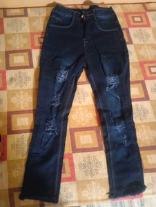 Ripped Dark Wash Jeans