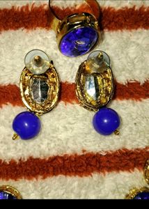 Classy Blue Jewellery Set