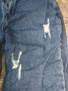 Ripped Wide Leg Jeans