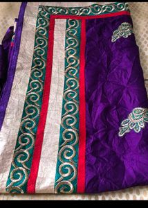 Purple Saree
