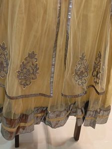 Elegant Ethnic Gown--Sleeves attached
