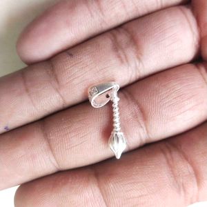 DH97 Pure Silver Hanuman Ji Gada Pendant.