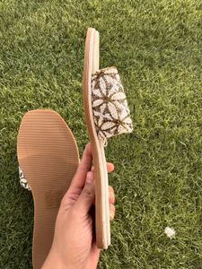 Luna Blu Beaded Sandals