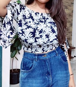 Floral Crop Top