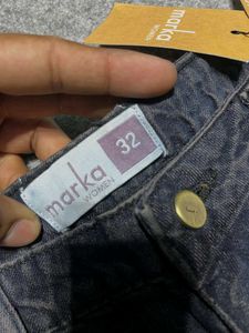 Marka unisex denim baggy