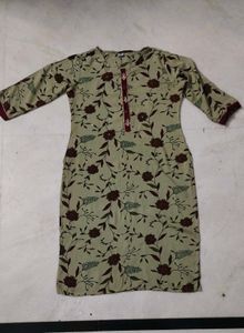 Elegant Floral Print Kurta Set