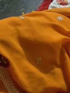 Beautiful Orange Saree