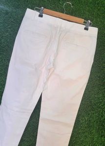 White Straight Leg Pants