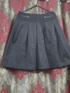 Pleated Mini Skirt