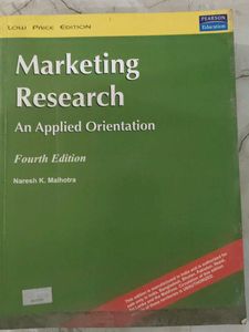 Marketing Research Textbook and other books