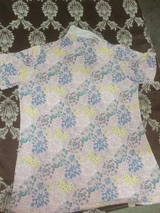 Floral Print Night Suit