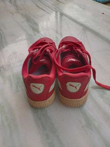 Red Puma Sneakers