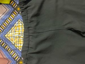 Black Wide Leg Cropped Pants