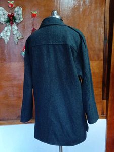 Elegant Grey zip  Coat