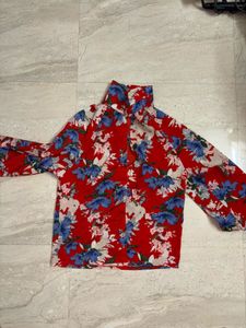 Red Floral Shirt