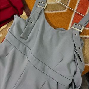 grey dungaree