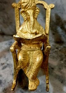 Ganesha Idol on Chair