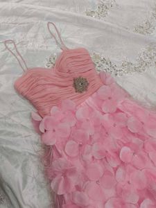 Pink Floral Gown