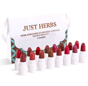 Just Herbs Micro Mini Lipsticks + red matte