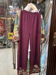 Pre Winter Brand New Patchwork Print Kurta set