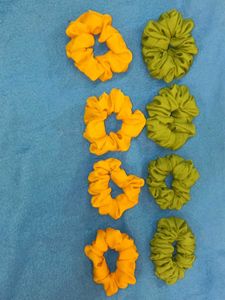 Cute Scrunchie Set (8 Pieces)