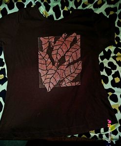 Brown tshirt for women🤎