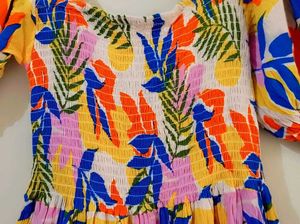 Tropical Smocked Dress
