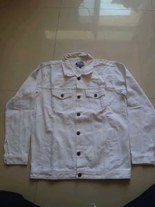 White Denim Jacket (Size-L)