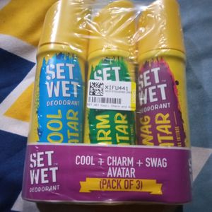 Set Wet Deodorant 3 Piece